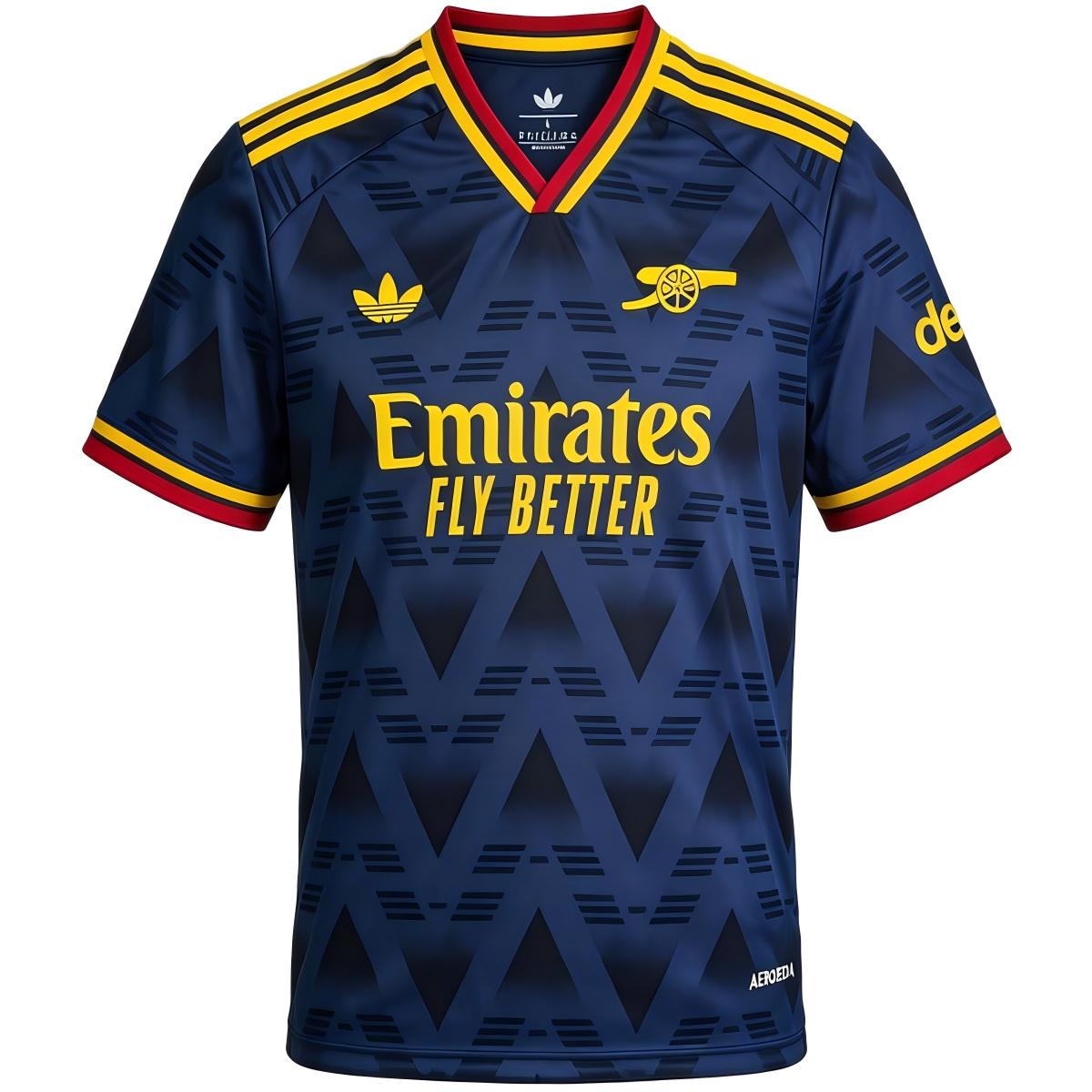 GYÖKERES #14 Arsenal Extérieur Maillot 2026/27 Bleu marine - UCL