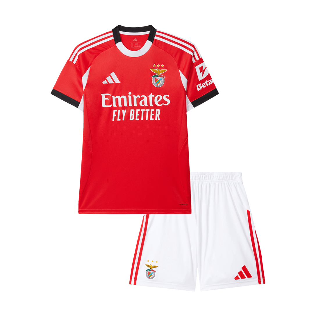 Vente Flash Lisbonne Domicile Maillot Kit 2025/26 Enfant Rouge