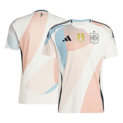 Spanje Voetbalshirt Uit Thuisshirt 2025 - Vrouwen Euro Grote Maat
