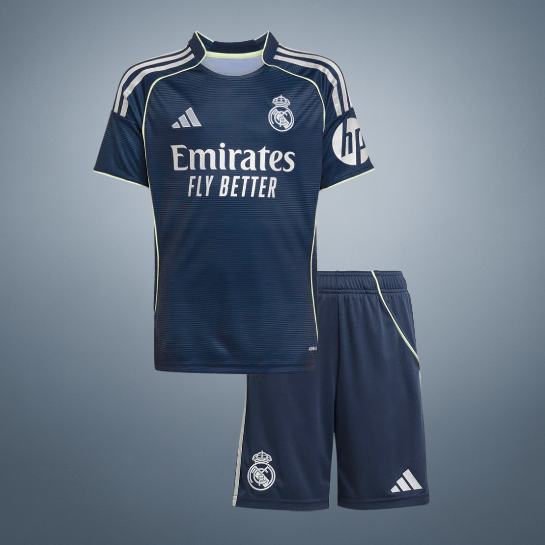 Real Madrid Uit Thuisshirt Tenue 2025/26 Junior