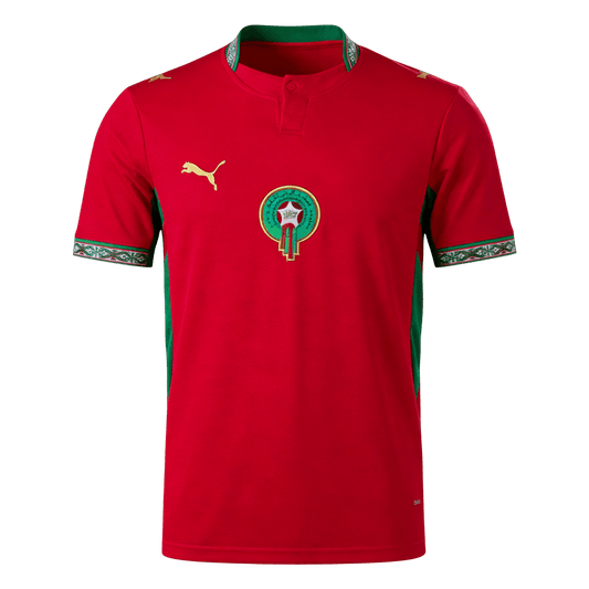 Vente Flash Maroc Domicile Maillot - Coupe du Monde 2026 Rouge