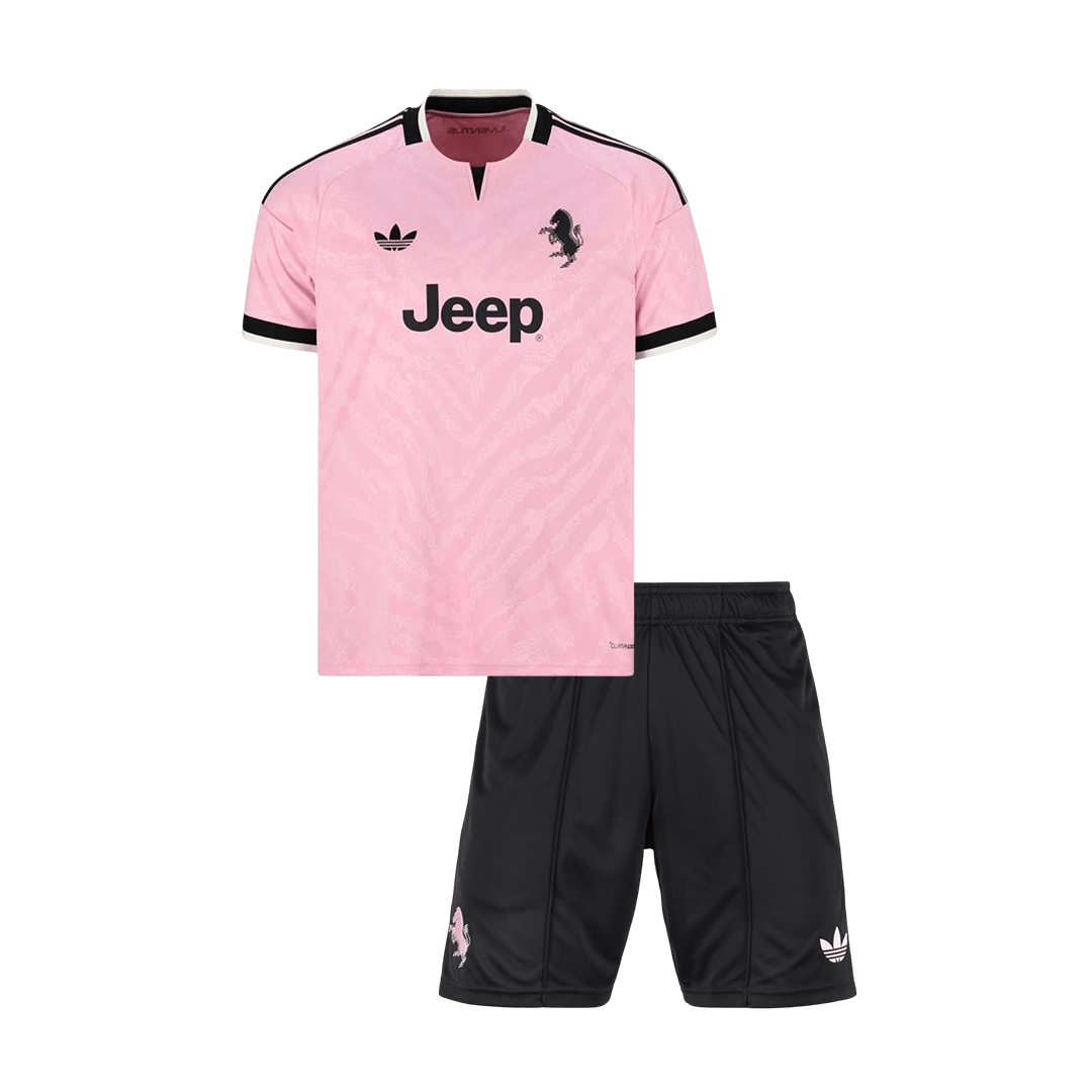 Juventus Extérieur Maillot Kit 2026/27 Enfant Rose