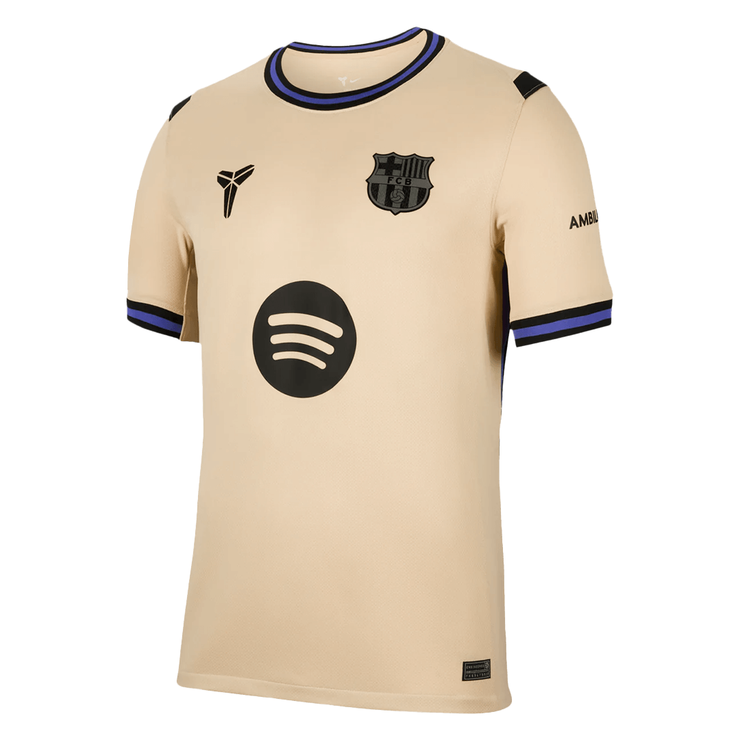 KOUNDE #23 Barcelone Extérieur Maillot 2025/26 Jaune - UCL