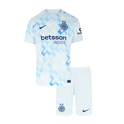 Vente Flash Inter Milan Extérieur Maillot Kit 2025/26 Enfant Blanc