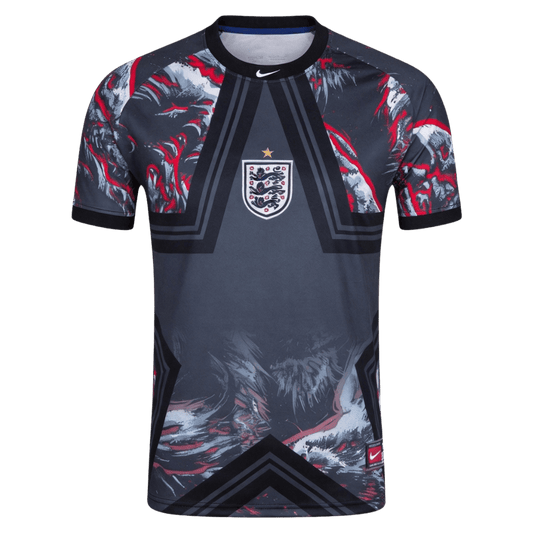 Angleterre Maillot - Coupe du Monde 2026 Noir Grande Taille
