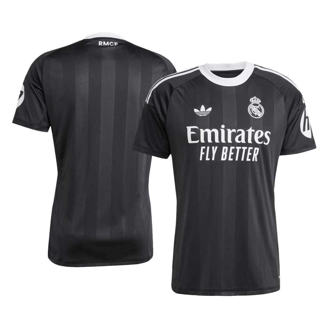 Real Madrid Keepersshirt 2025/26 Zwart Grote Maat
