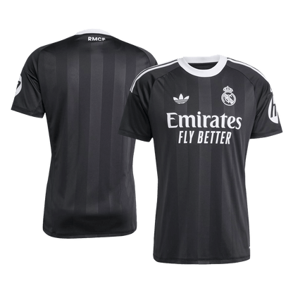 Real Madrid Keepersshirt 2025/26 Zwart Grote Maat