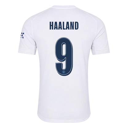 HAALAND #9 Manchester City Third Maillot 2026/27 Blanc Joueur - UCL