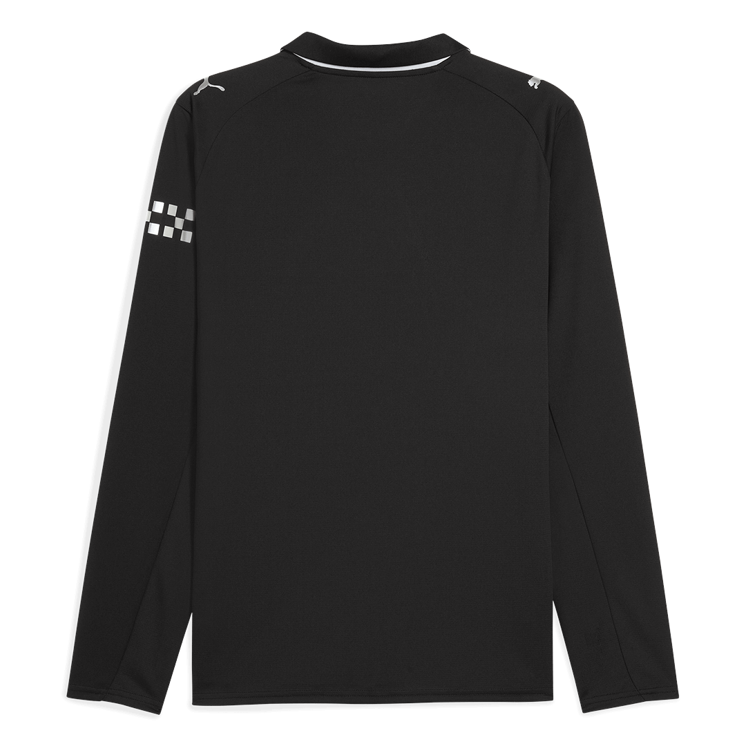 Manchester City Uitshirt Lange Mouwen 2025/26 Zwart