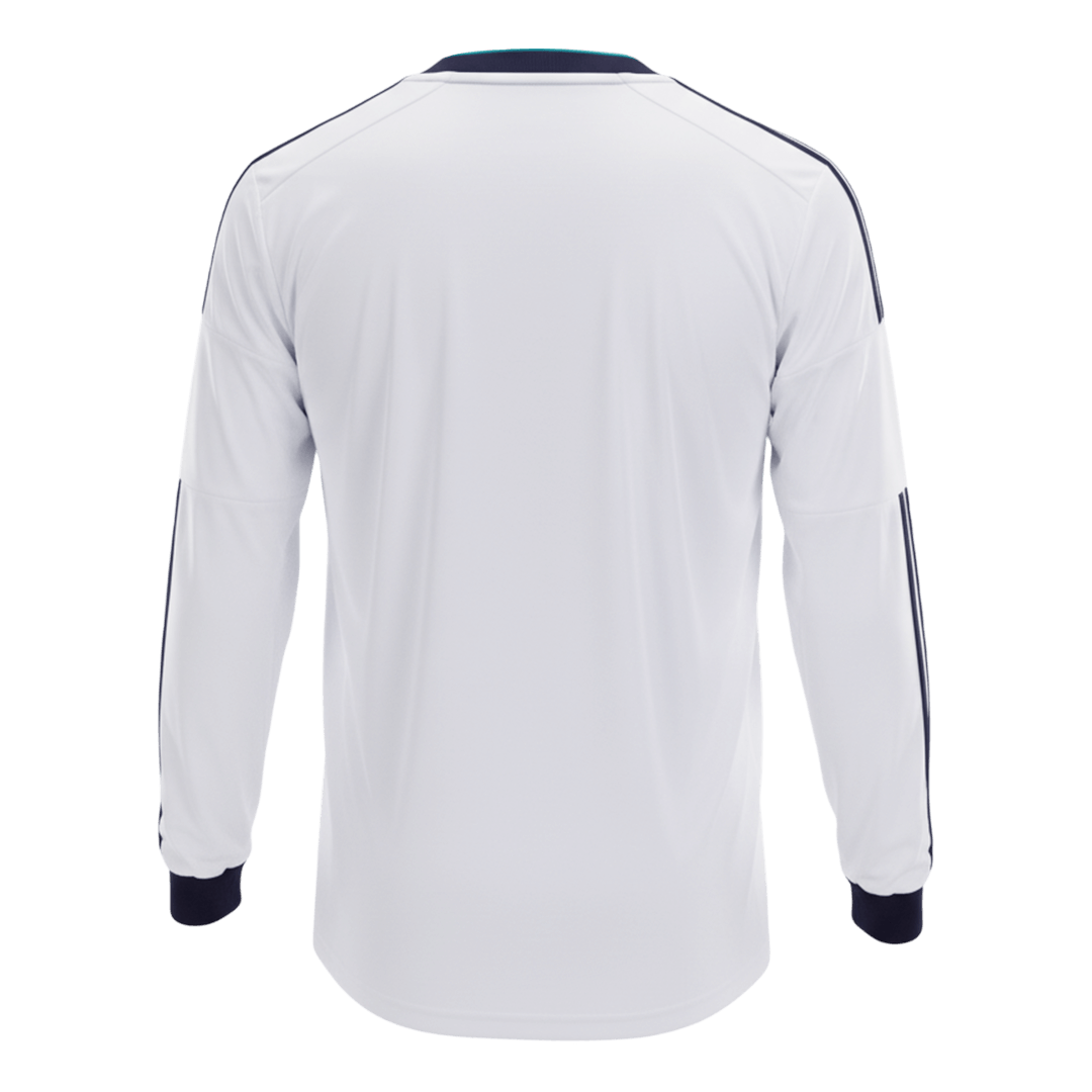 Retro Real Madrid Domicile Maillot Manches Longues 2012/13 Blanc