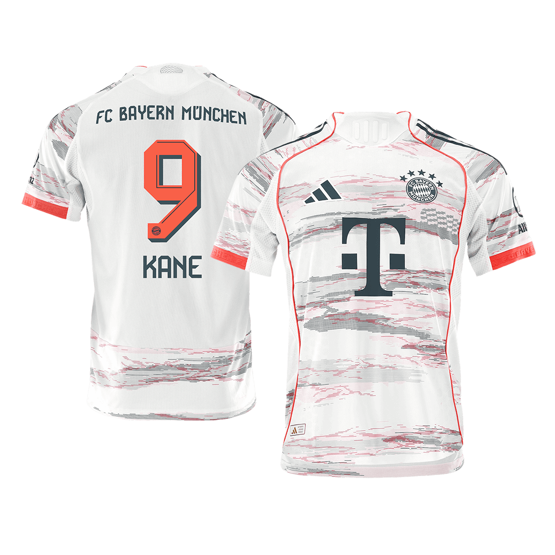 KANE #9 München Uitshirt 2025/26 Wit Speler