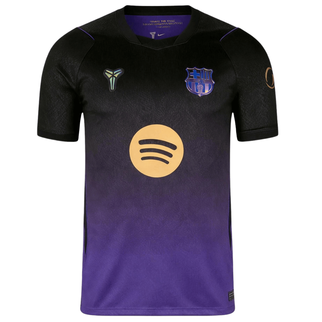 PEDRI #8 Barcelone Extérieur Maillot 2026/27 Black/Purple Joueur - UCL