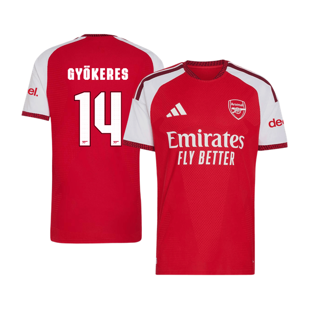 GYÖKERES #14 Arsenal Domicile Maillot 2026/27 Rouge Joueur - UCL