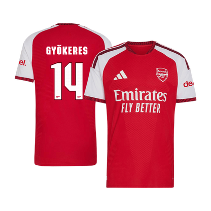 GYÖKERES #14 Arsenal Domicile Maillot 2026/27 Rouge Joueur - UCL