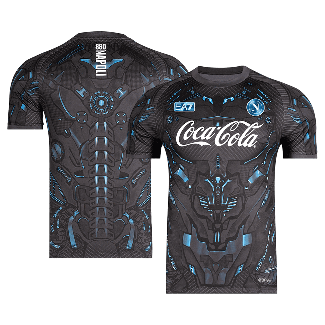 Napoli Pre-Match Shirt 2025/26 Zwart