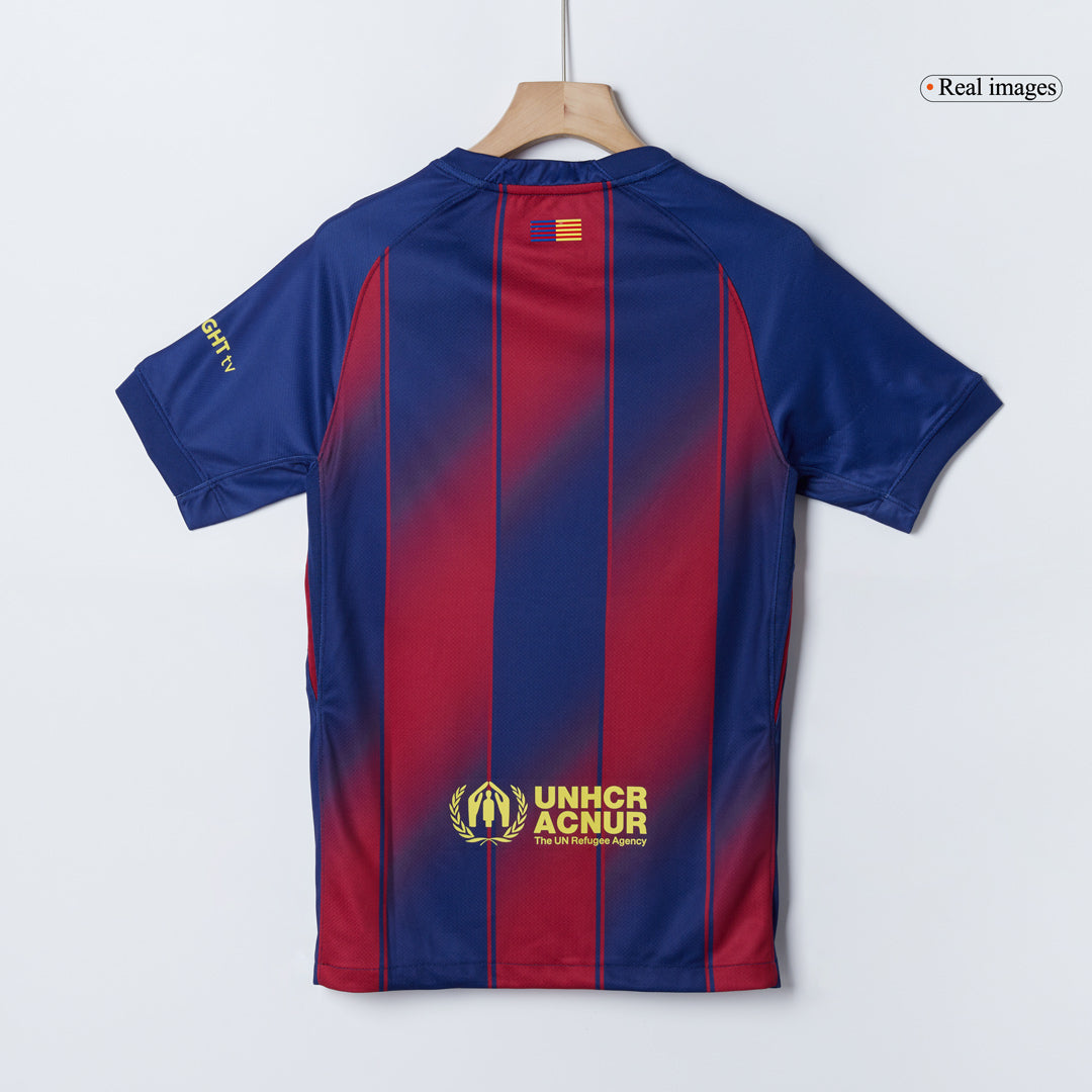 F.DE JONG #21 Barcelona Thuisshirt 2025/26 - UCL
