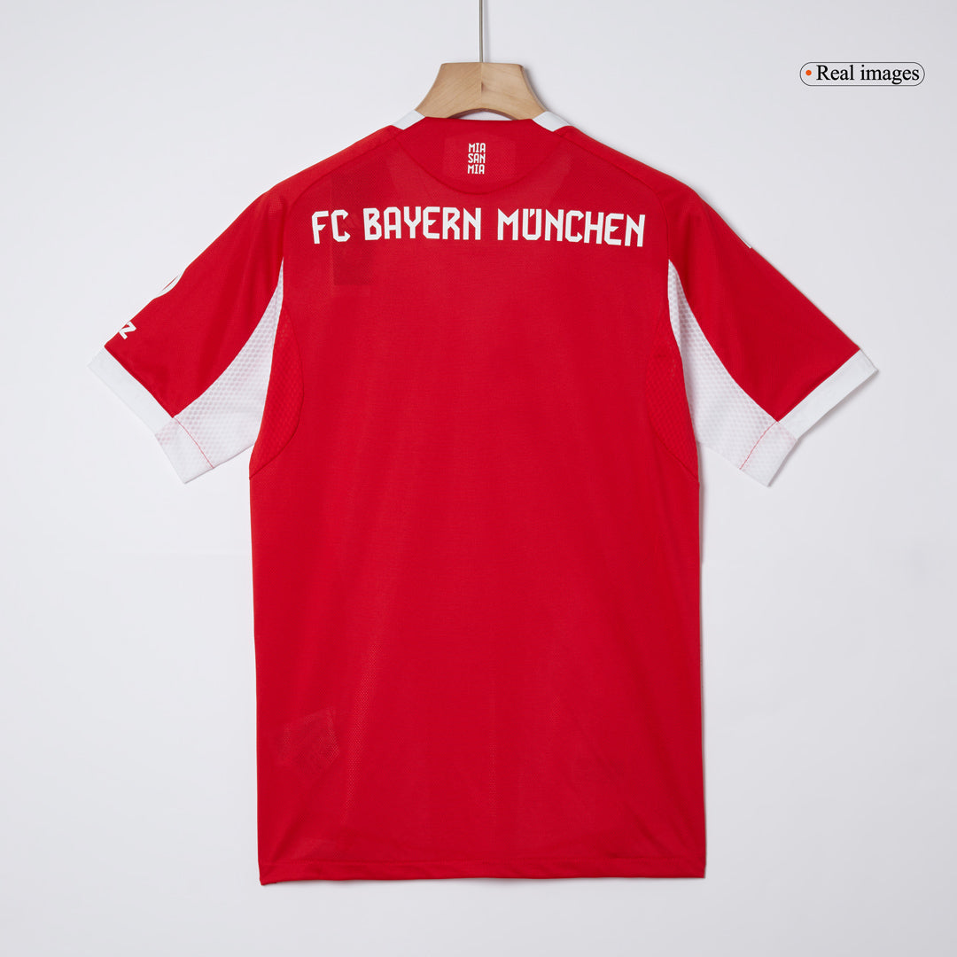UPAMECANO #2 München Thuisshirt 2025/26 Rood Speler