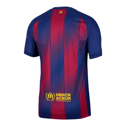Barcelona Thuisshirt 2025/26 Rood en Blauw Speler