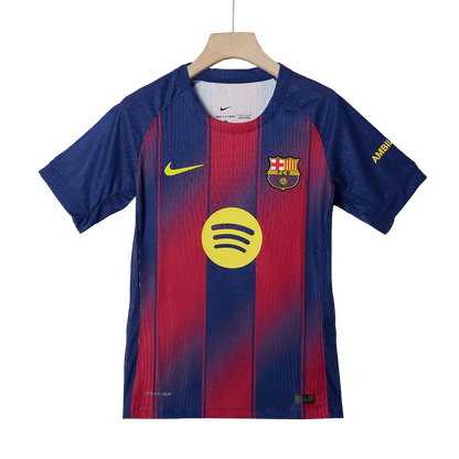 KOUNDE #23 Barcelona Thuisshirt 2025/26 Rood en Blauw Authentiek - UCL