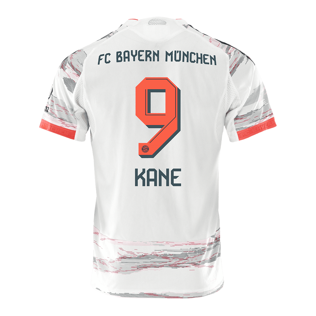 KANE #9 München Uitshirt 2025/26 Wit Speler
