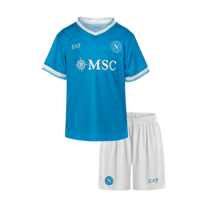 Napoli Thuis Shirt Kit 2025/26 Kinderen Blauw