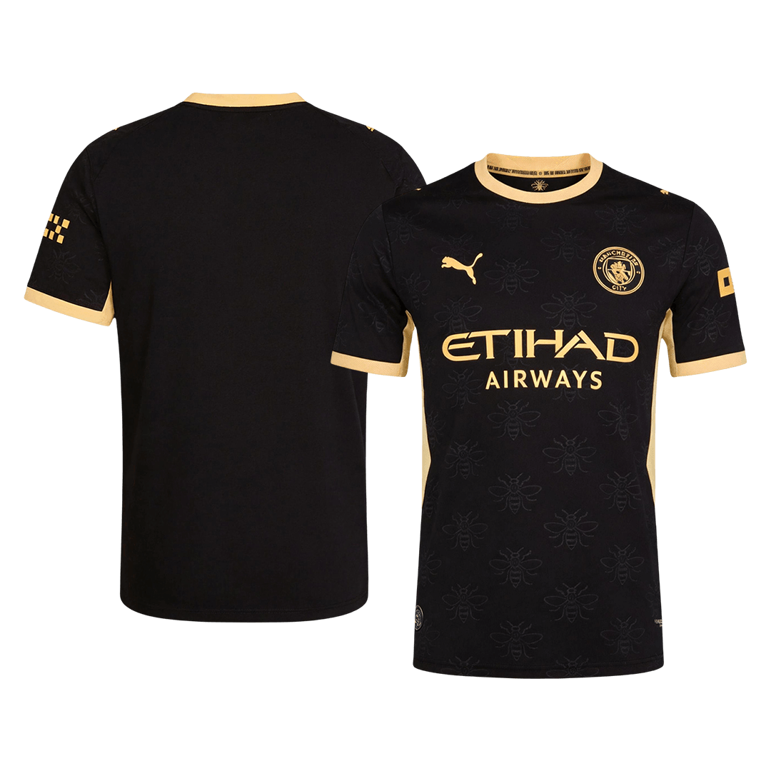DOKU #11 Manchester City Extérieur Maillot 2026/27 Noir Joueur - UCL