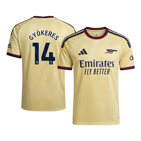 GYÖKERES #14 Arsenal Third Maillot 2026/27 Jaune Joueur