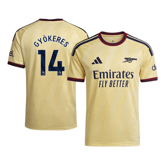 GYÖKERES #14 Arsenal Third Maillot 2026/27 Jaune Joueur