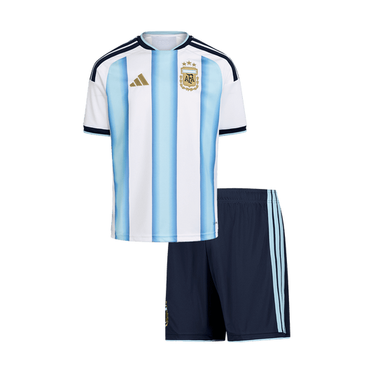 Vente Flash Argentine Domicile Maillot Kit 2025/26 Enfant Blue&White