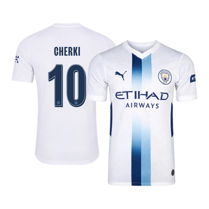 CHERKI #10 Manchester City Third Maillot 2026/27 Blanc Joueur - UCL