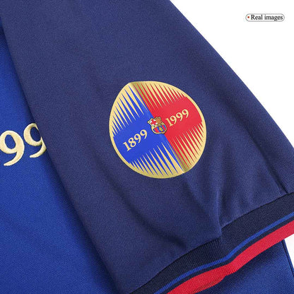 GUARDIOLA #4 Retro Barcelona Thuisshirt 1999/00 - 100-jarig jubileum