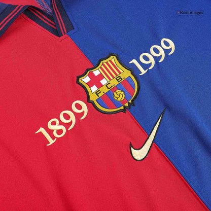GUARDIOLA #4 Retro Barcelona Thuisshirt 1999/00 - 100-jarig jubileum