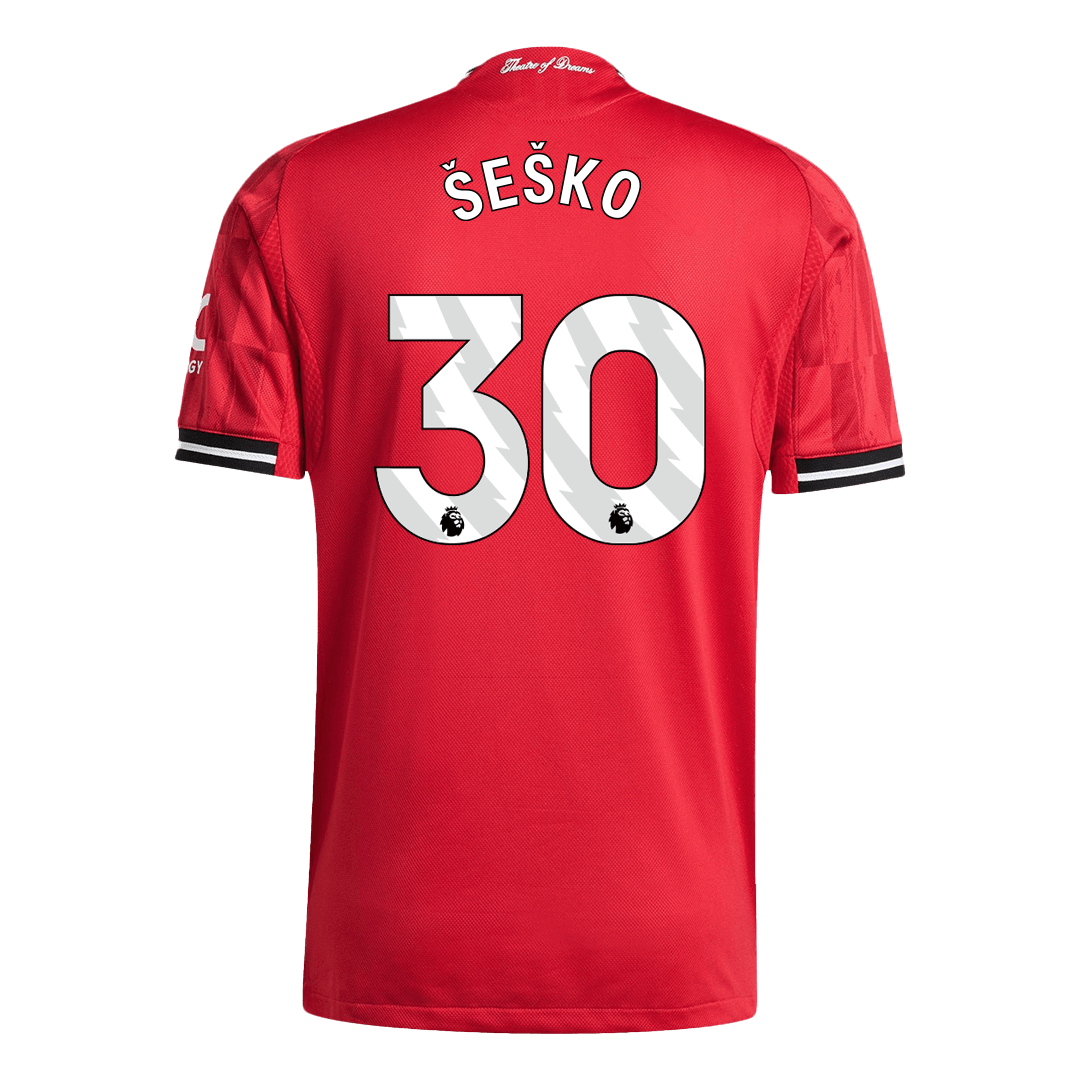 ŠEŠKO #30 Manchester United Thuisshirt 2025/26 Rood Authentiek