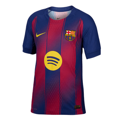 LAMINE YAMAL #10 Barcelona Thuisshirt 2025/26 Rood en Blauw Authentiek