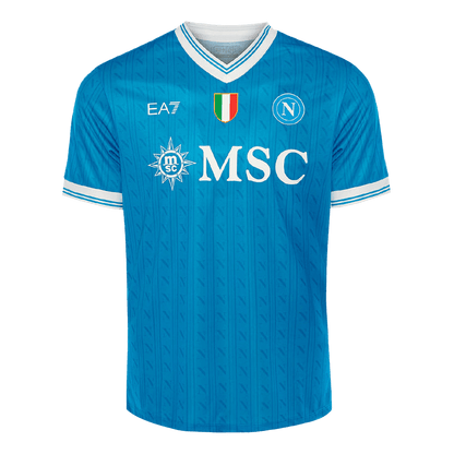 Napoli Thuisshirt 2025/26 Blauw Grote Maat